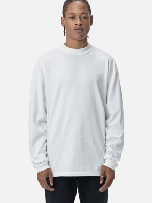 900 Ls Mock Tee / White