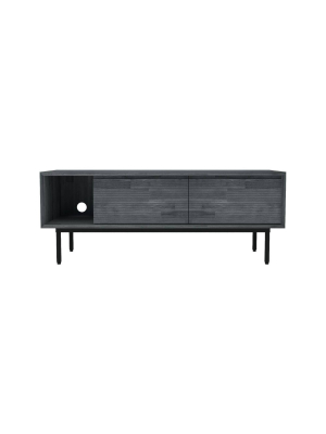 Nova Small Media Unit Gray - Keswick