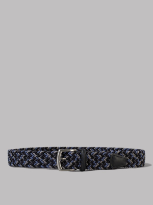 Anderson’s Woven Textile Belt (blue / Navy / Grey)