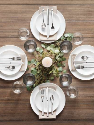 Minimal & Zen Modern Holiday Table Setting Collection