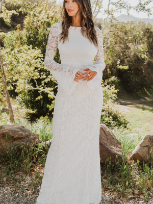 Natalie Maxi Dress ~ White Forever Lace