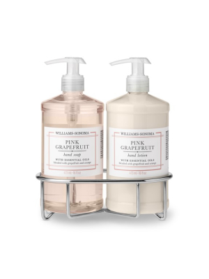 Williams Sonoma Pink Grapefruit Soap & Lotion, Classic 3-piece Set