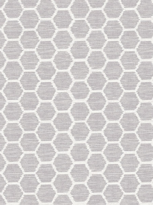 Aura Honeycomb Wallpaper In Lavender From The Celadon Collection By Brewster Home Fashions