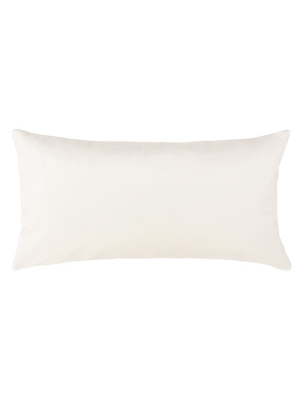 Cream Velvet Throw Pillow