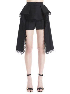 Alexander Mcqueen Draped Detail Shorts