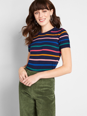 Charter School Short Sleeve Sweater