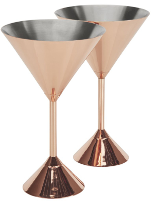 Plum Collection: Martini Glass Set