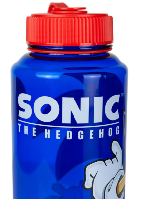 Just Funky Sonic The Hedgehog 32oz Plastic Water Bottle