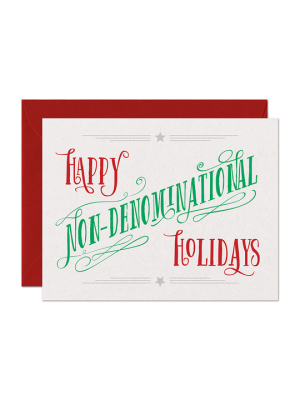 Non-denominational Holiday Card