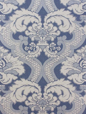 Meredith Wallpaper In Blue By Nina Campbell For Osborne & Little