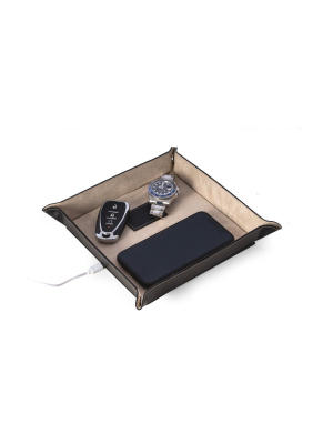 Wireless Charging Valet Tray