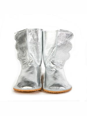 Silver Wing Boots