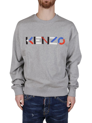 Kenzo Logo Embroidered Sweatshirt