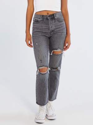 Bdg High-waisted Slim Straight Jean – Washed Black