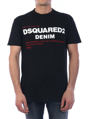 Dsquared2 Denim Print T-shirt