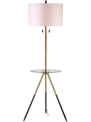 Monserrat Floor Lamp Side Table