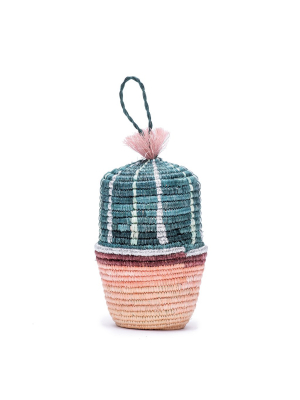 Handwoven Baskets By Blu Cactus Planter Ornament