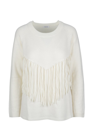 P.a.r.o.s.h. Fringed Knit Sweater