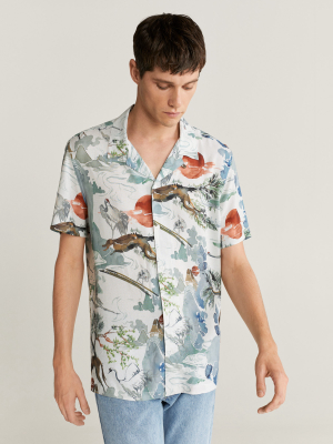 Hawaiian Flowy Shirt