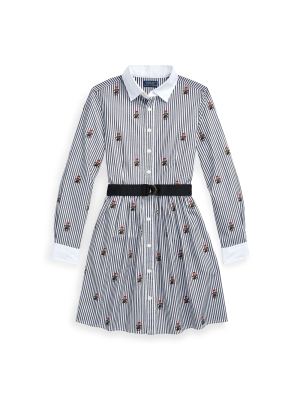 Polo Bear Cotton Shirtdress