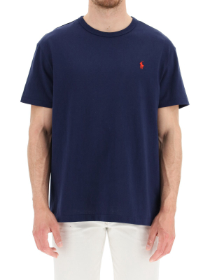 Polo Ralph Lauren Logo Embroidered T-shirt