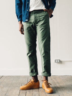 Orslow Slim Fit Fatigue Pant, Green
