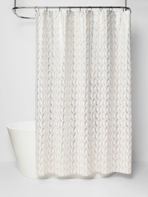 Diamond Shower Curtain White - Project 62™