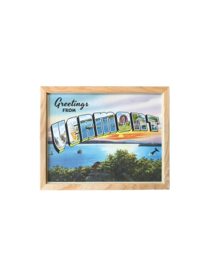 This Is Vermont Print Series 4 - "greetings From Vermont" 11 X 14