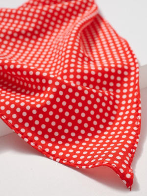 Polka Dot Print Bandana Hair Scarf