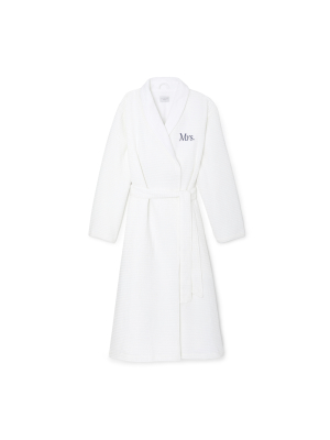 Unisex Customizable Waffle-terry Robe