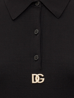 Dolce & Gabbana Logo Detailed Polo Shirt