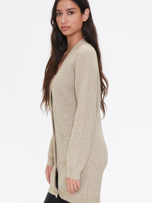 Ribbed Cardigan Sweater