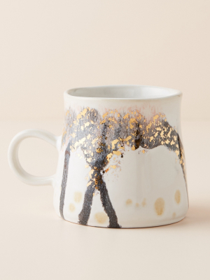 Gold Accent Mug