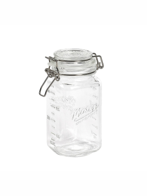 Mason Craft & More 2l Set Of 2 Clamp Jars