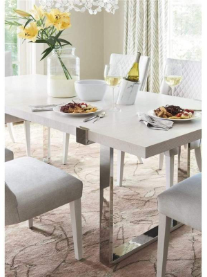 Alchemy Living Crispe Dining Table - Ivory