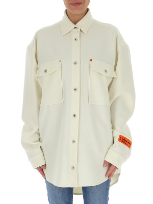 Heron Preston Logo Patch Pocket Shirt