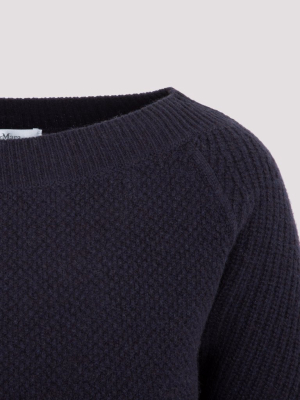 Max Mara Boat Neckline Knit Sweater