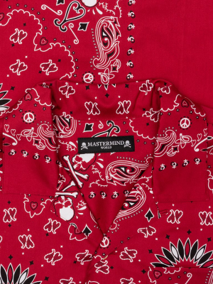 Mastermind World Bandana Shirt - Red