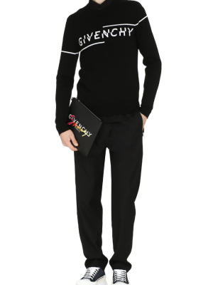 Givenchy Split Logo Crewneck Sweater