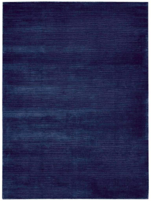 Lunar Lun1 Blue Area Rug By Calvin Klein