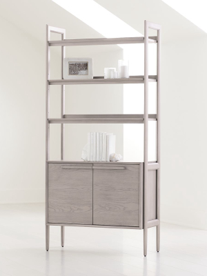 Tate Stone Bookcase Cabinet