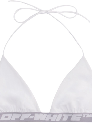 Off-white Logo Trim Two-piece Bikini