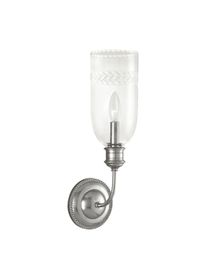 Lafayette 1 Light Wall Sconce Polished Nickel