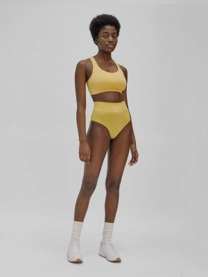 Seamfree Sport High Waist Briefs Daffodil