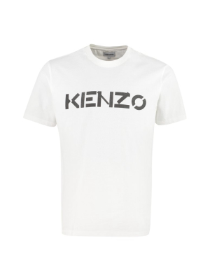 Kenzo Logo Print Crewneck T-shirt