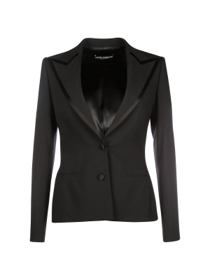 Dolce & Gabbana Trim Detail Tailored Blazer