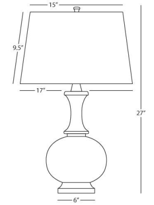 Glass Harriet Table Lamp