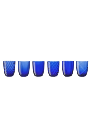 Nason Moretti Idra Blue Set Of Glasses