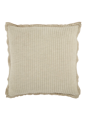 Jaipur Living Norwood Stripes Beige Poly Pillow