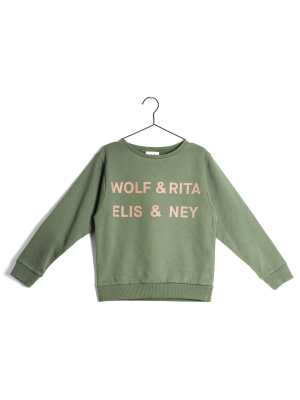 Wolf & Rita Bernardo Sweater - Elis Green